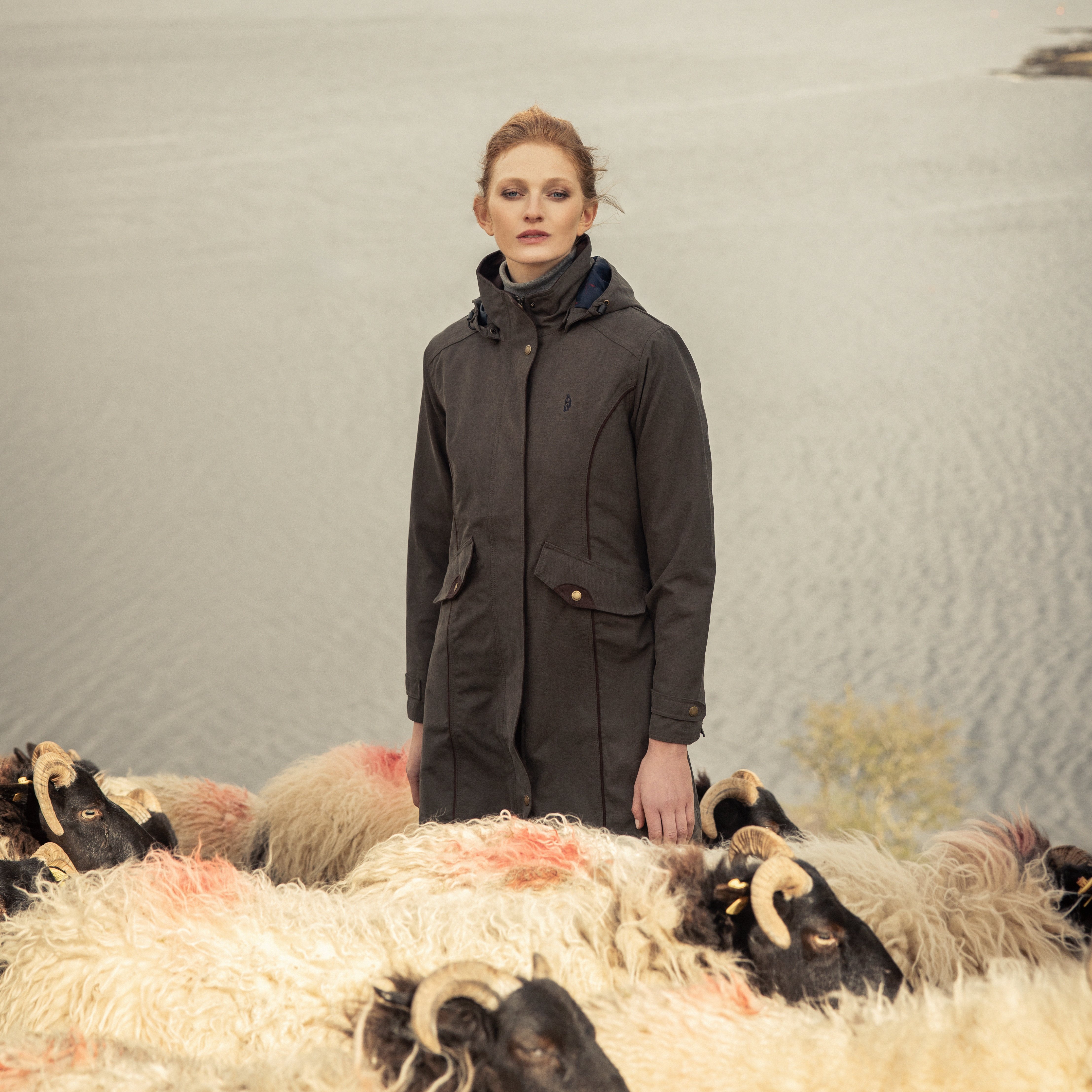 Una Waterproof Jacket - Olive